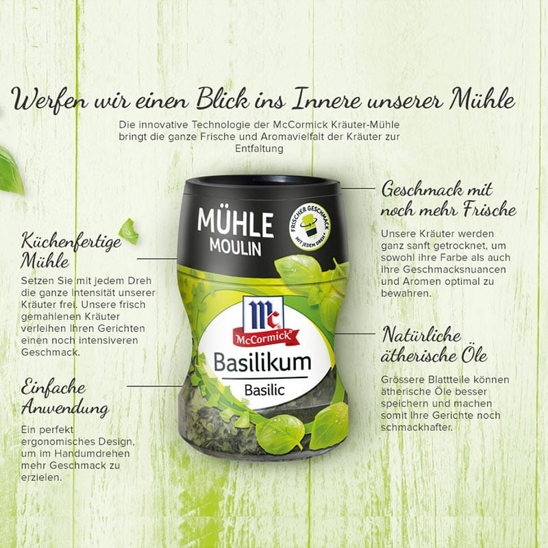 Frischer Geschmack mit jedem Dreh