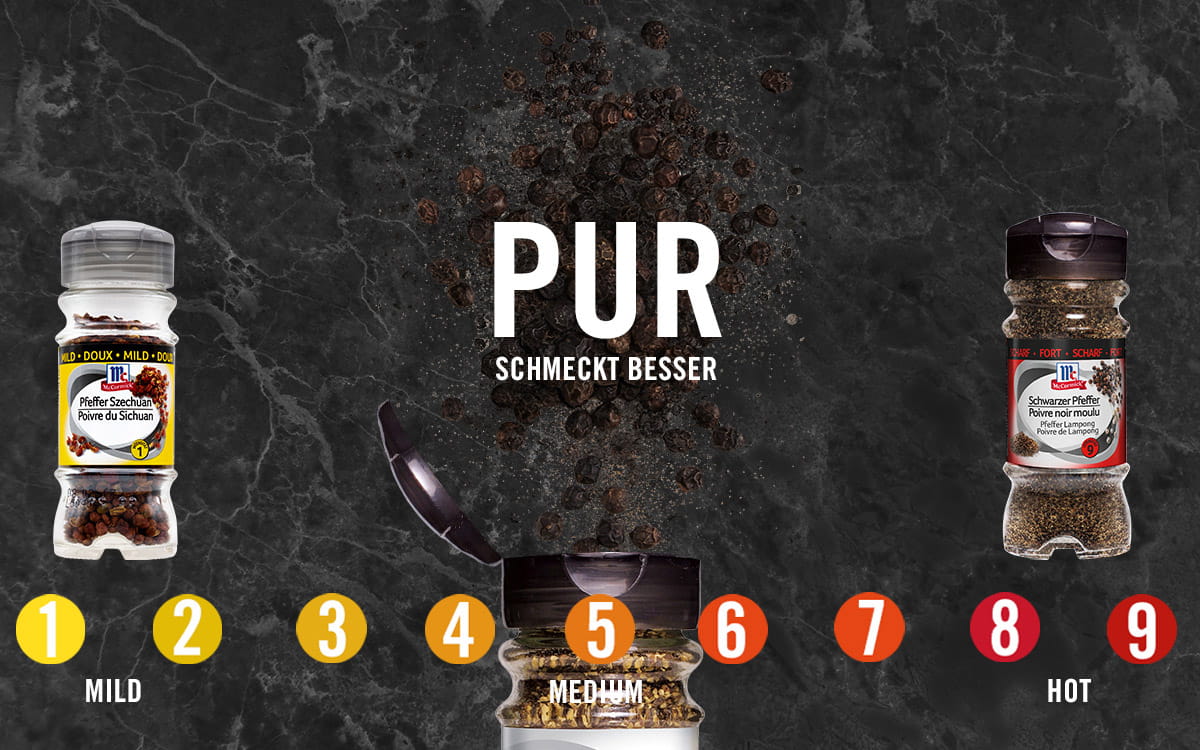 McCormick Pfeffer-Intensitätskala