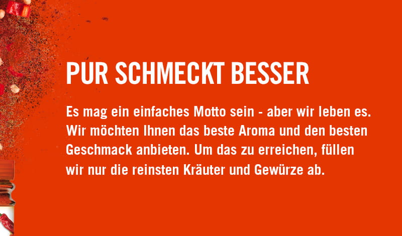 Qualitäts-Kräuter & Gewürze