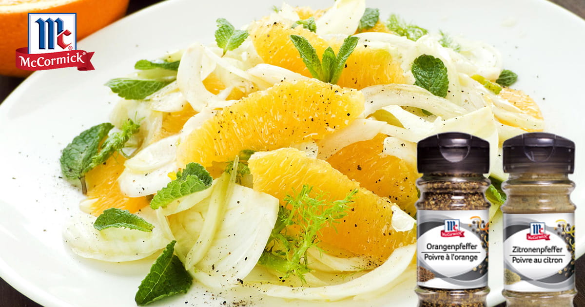 Pikant würzen – mit Zitronen- oder Orangenpfeffer von McCormick