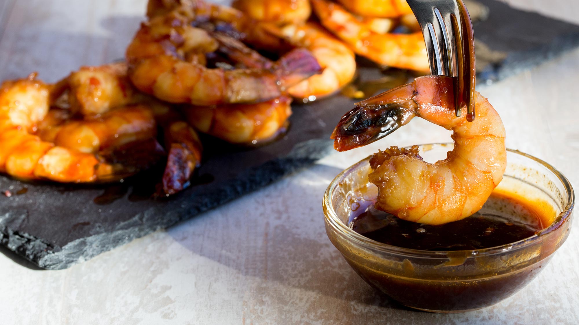 Scharfe Sherry-Miso-Glasur