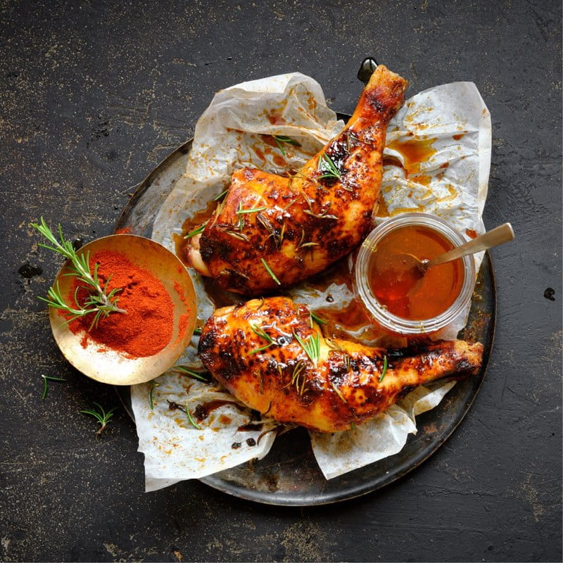 Honig Paprika Pouletschenkel