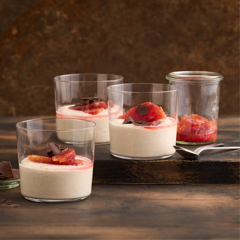 ORANGEN-ZIMT-MASCARPONE CRÈME (MIT VANILLESCHOTE)