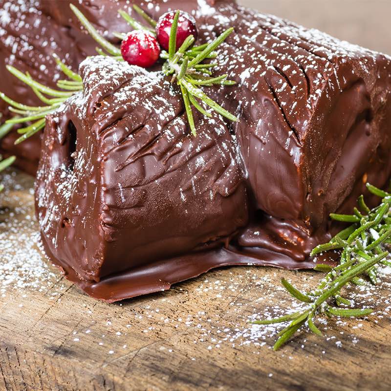 Bûche de Noël au Chocolat