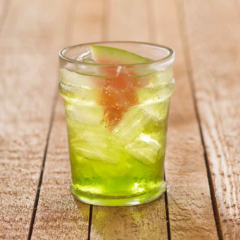 Shrub-Cocktail mit süss-saurer Wassermelone