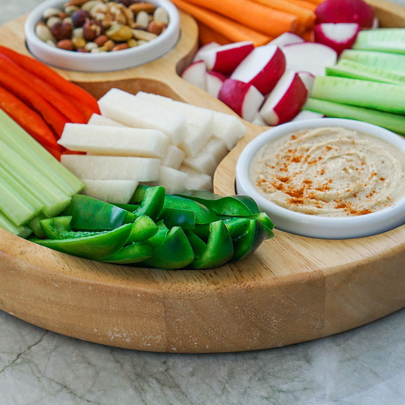 Crudités mit Currydip