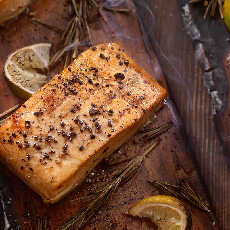 Lachs in In Zitrone-Estragon-Marinade