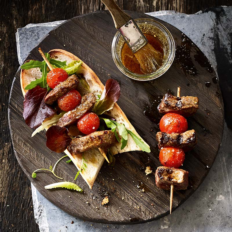 Mini BBQ Rindsspiessli
