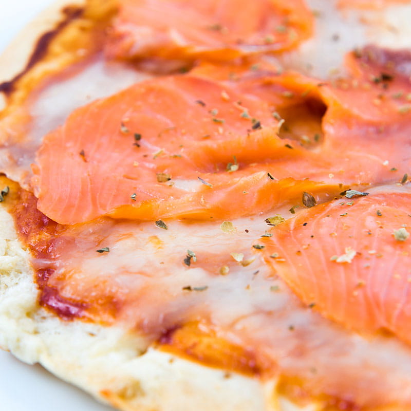 Rauchlachs Pizza