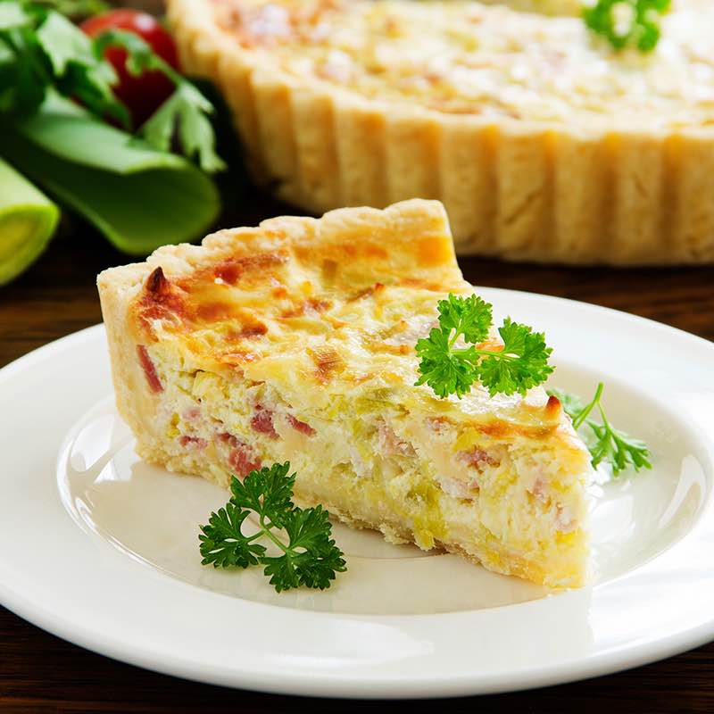 Quiche au poireau