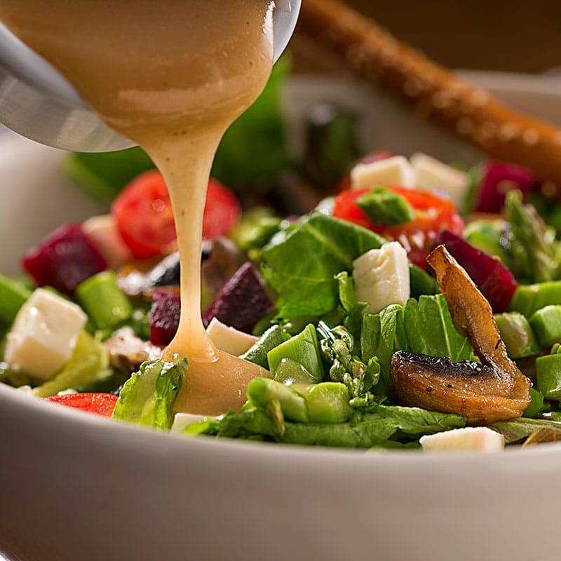 Pilzsalat mit Birnen