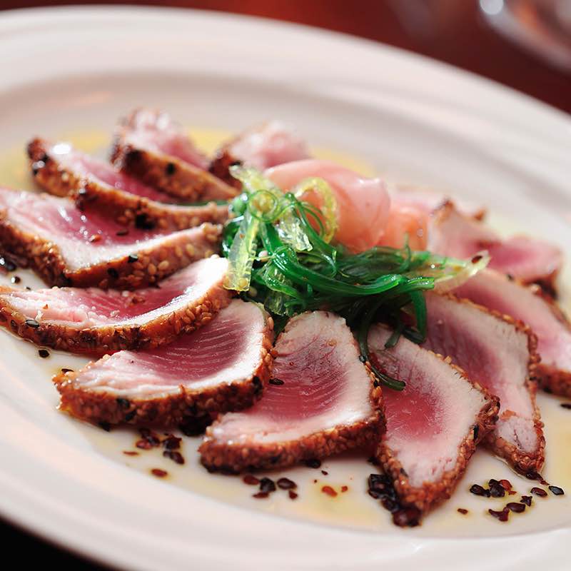 Thon en vinaigrette de légumes