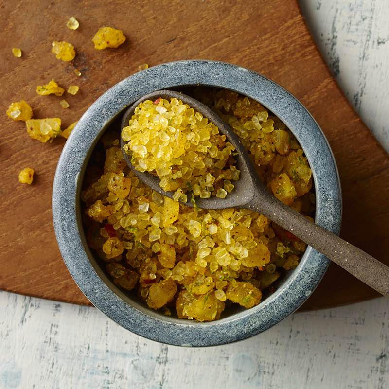 Mango-Curry-Limetten-Salz