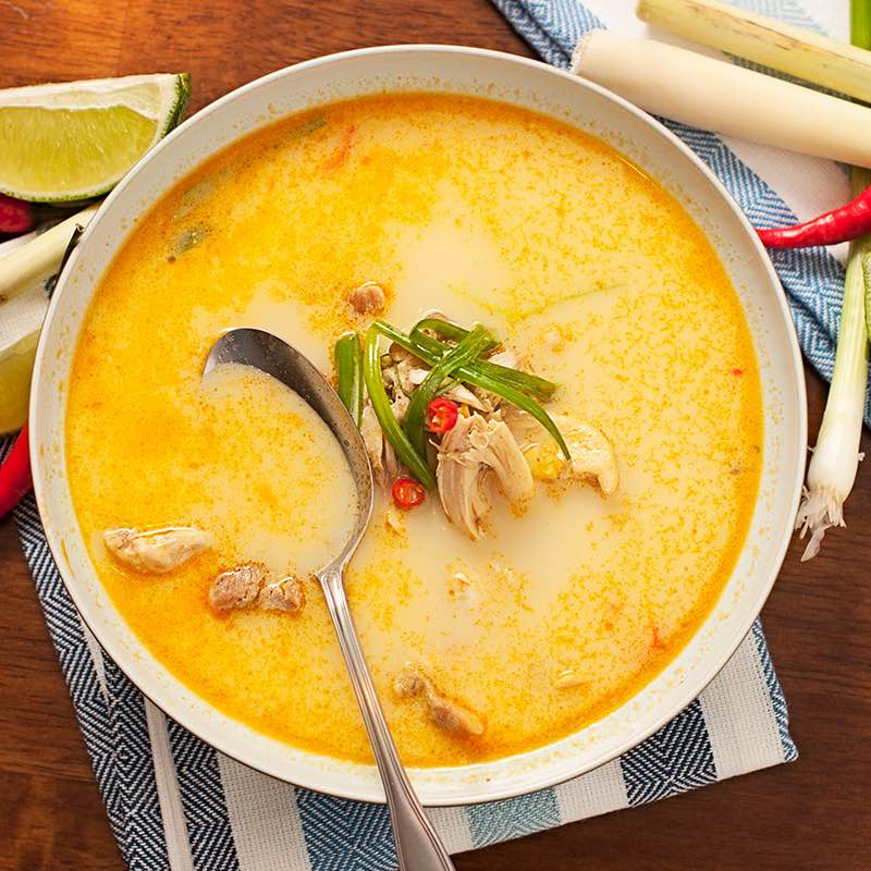 Soupe de légumes au curry