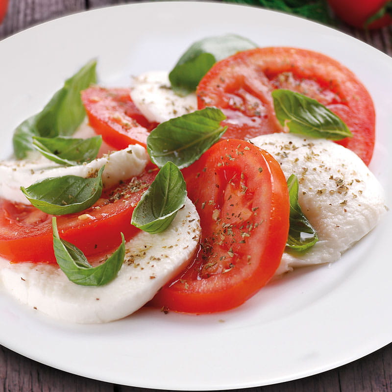 Tomaten-Mozzarella-Salat oder Insalata Caprese